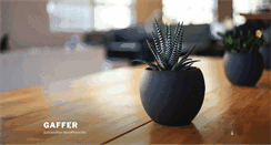 Desktop Screenshot of gaffer.com