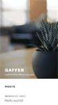 Mobile Screenshot of gaffer.com